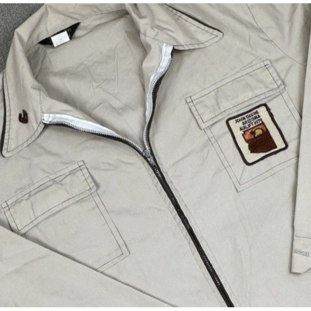 Vintage Swingster John Deere “Airlift 1979” Patch Jacket L Made in USA Heritage